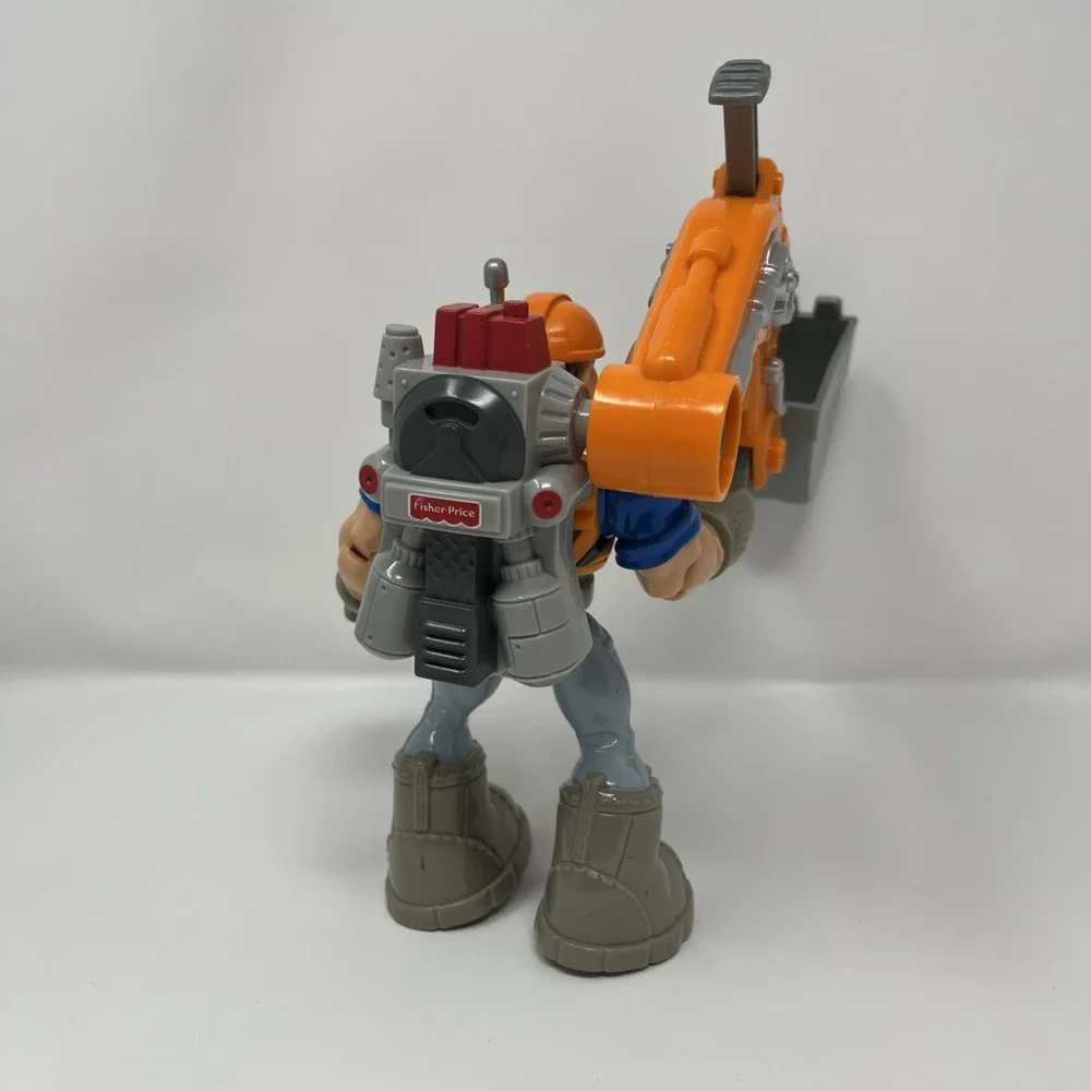 Rescue Heroes Construction Digger RIP ROCKEFELLER Action Figure TOY‎ 1998